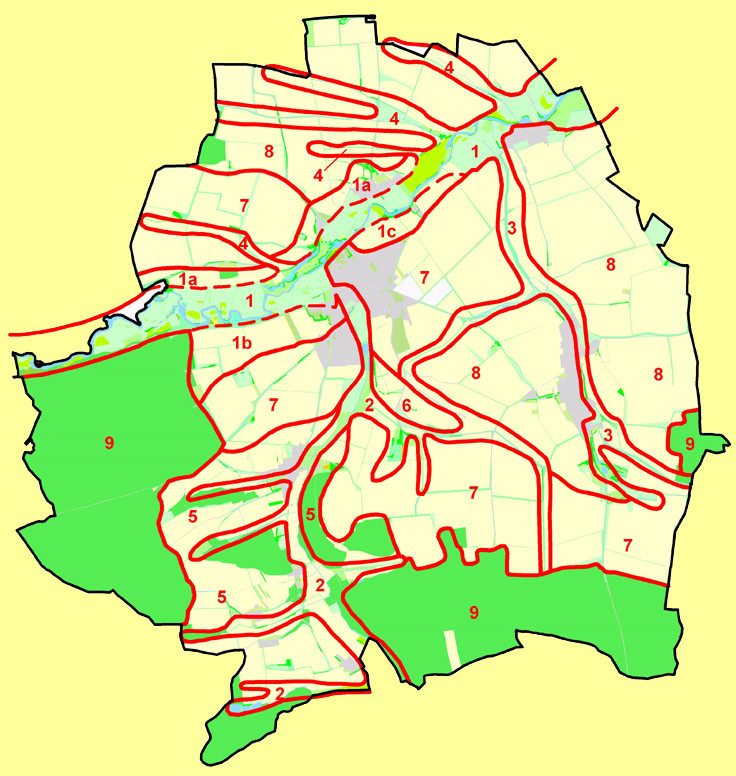  Landschaftsökologische Raumeinheiten in der Gemeinde Weiltingen, zu Kap. 3.2 